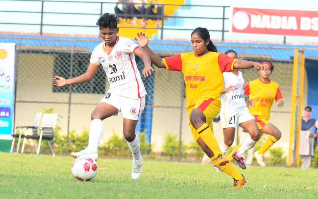 EBFC women beat Chandney SC 11-0 to march into the semis of the inaugural IFA Women’s Shield