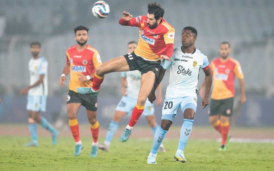 East Bengal FC go down 0-2 to Hyderabad FC despite fighting effort